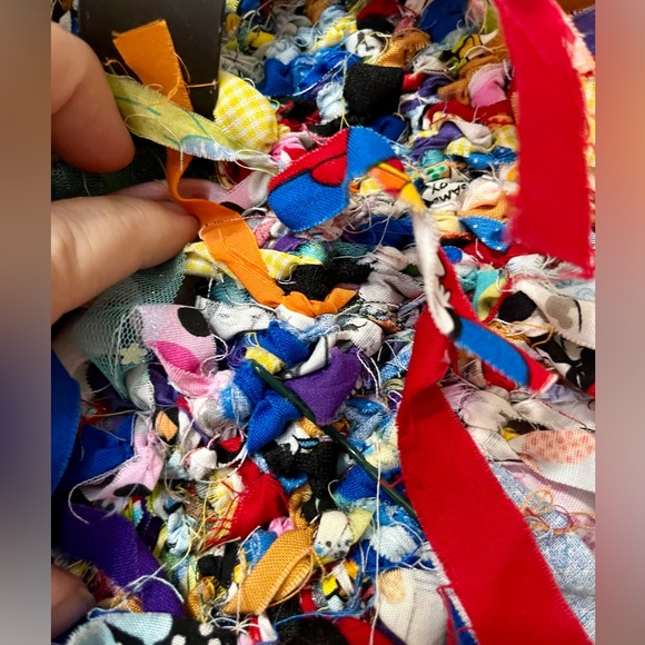 10” Handmade Disney Characters Rag Wreath - Disney Fabrics - Picture 6 of 10